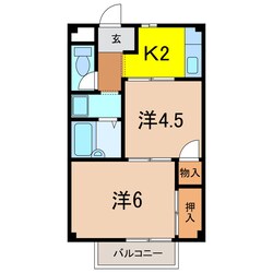 エスポワール池端の物件間取画像